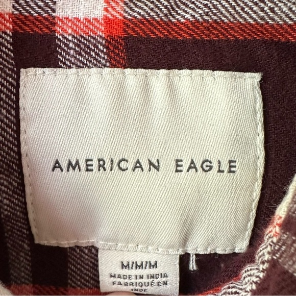 ππ¦
American Eagle Flannel Plaid Button-Up Shirt - Picture 8 of 9